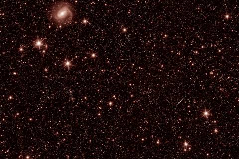 Imagen captada por el instrumento infrarrojo del telescopio Euclid. Créditos: ESA/Euclid/Euclid Consortium/NASA, CC BY-SA 3.0 IGO.